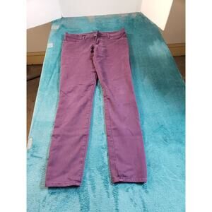 Express Jeans Sz 6 Womens Purple Stretch Pants Ladies Low Rise Zelda Jegging